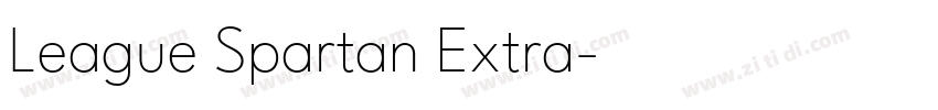 League Spartan Extra字体转换 League Spartan Extra字体转换